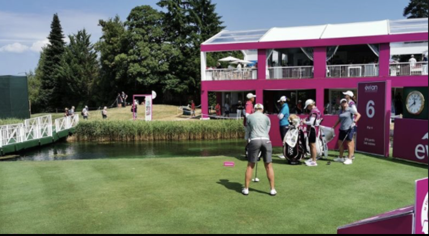 decoration event evian golf