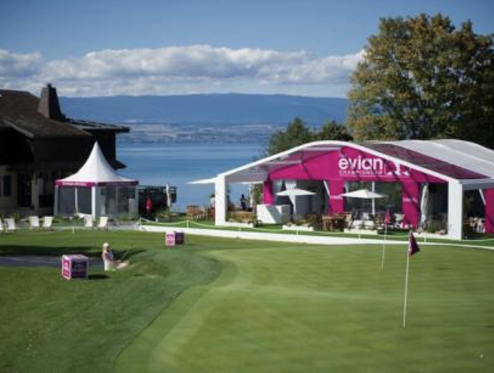 vue evenement danone evian, projet de decoration